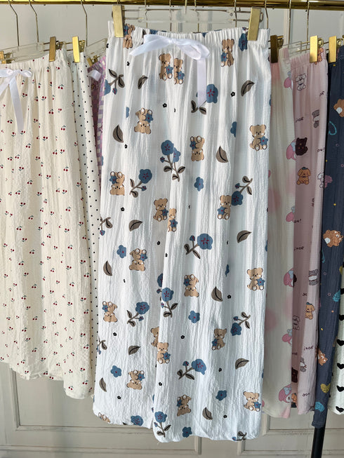 Summer Cute Printed Loose Pyjamas